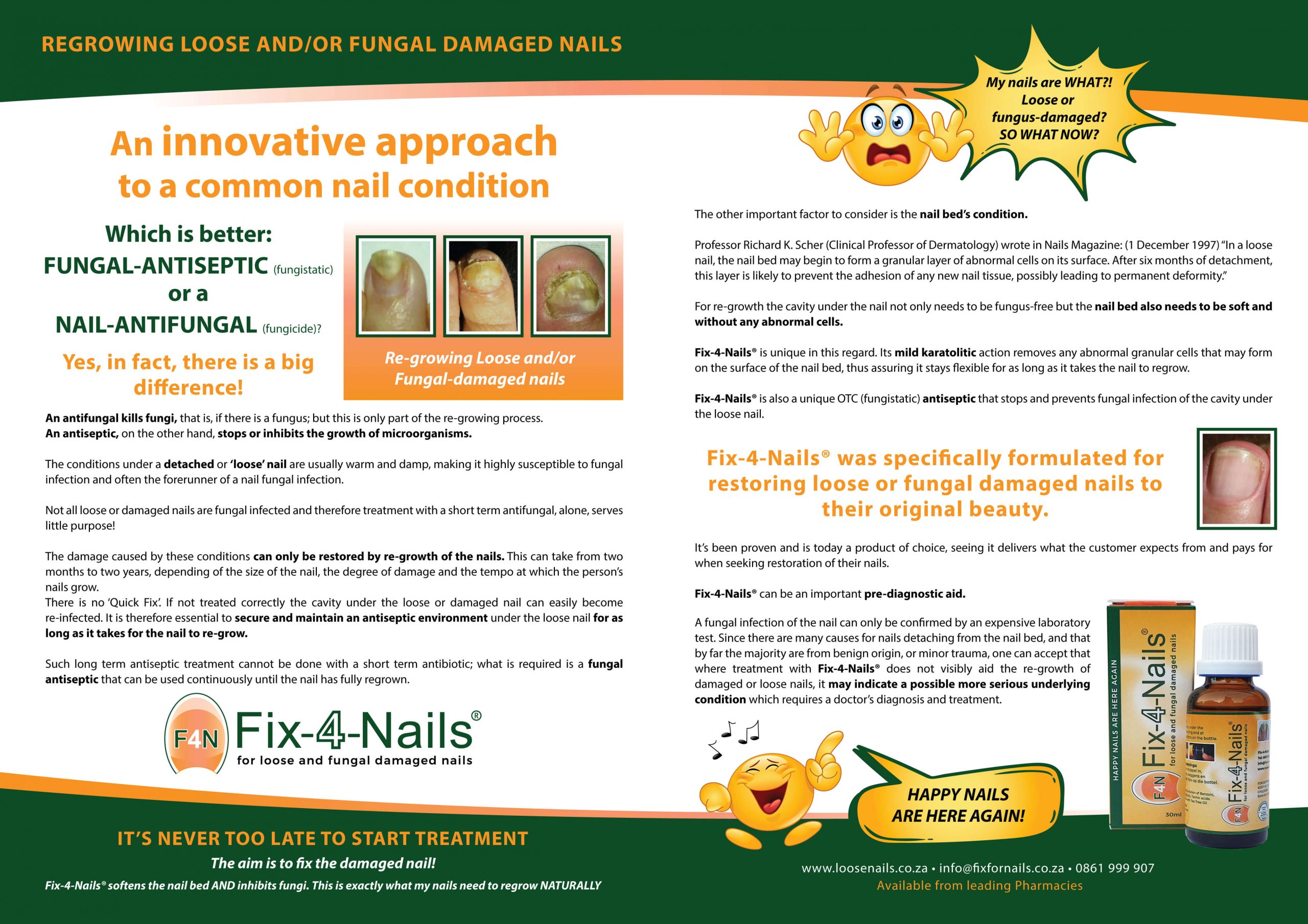 Fix4nails antifungal brochure